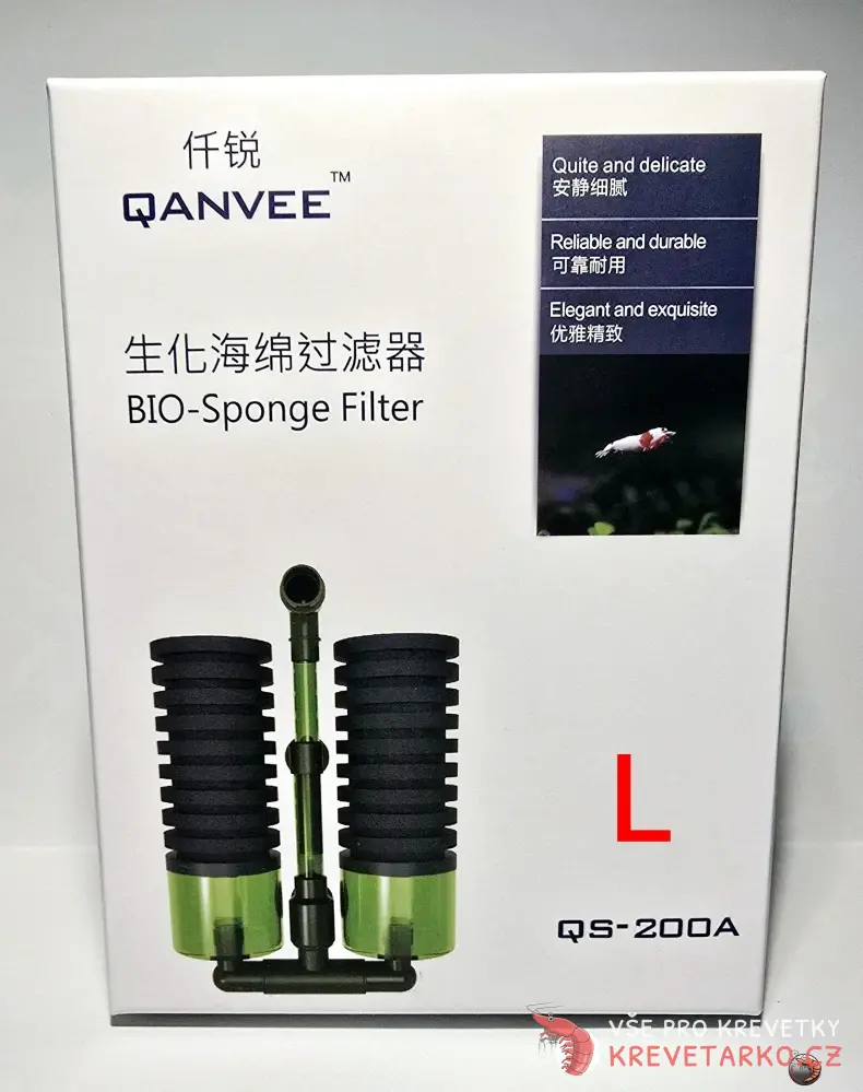 Qanvee molitanový bio filtr