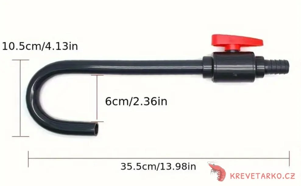 Nástavec na napouštění vody